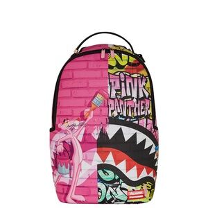 Sprayground Pink Panther Backpack - Pink and Black